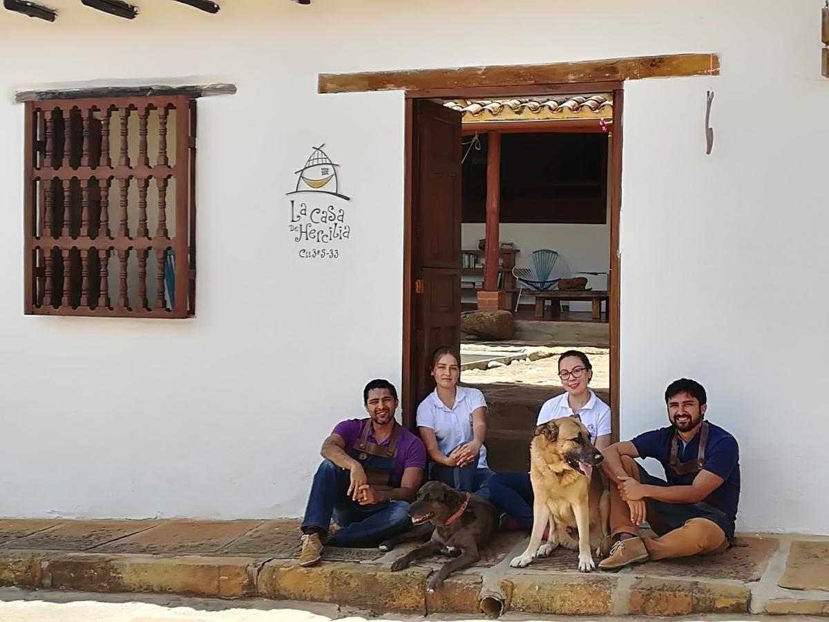 La Casa De Hercilia Boutique Barichara Eksteriør billede